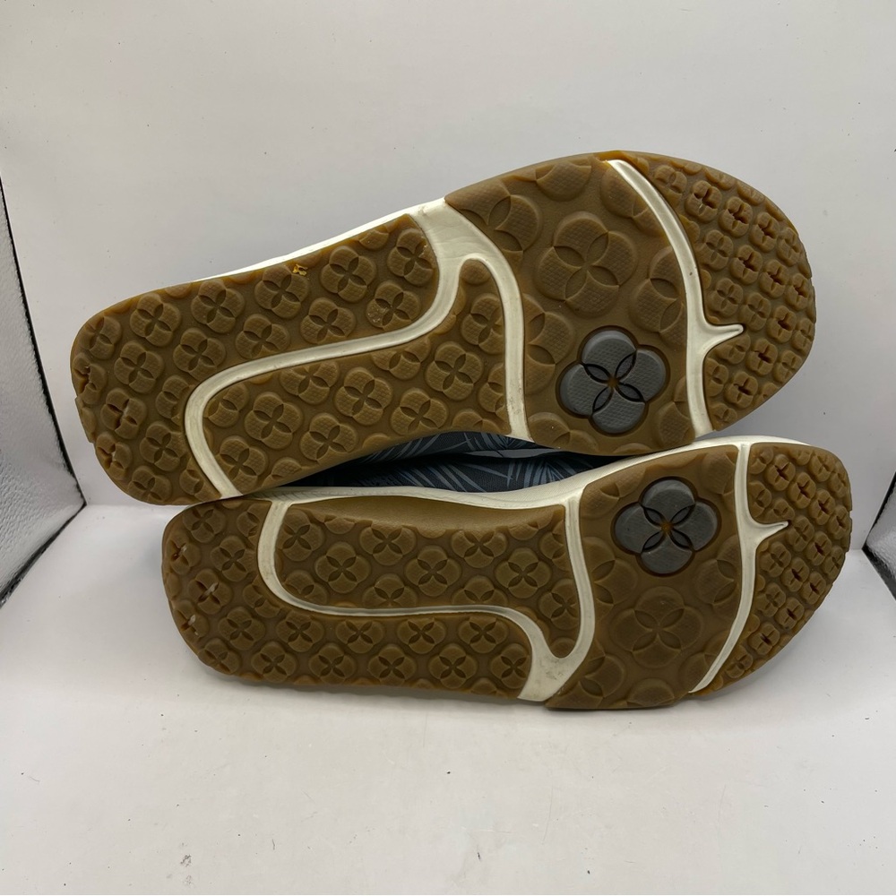 Ryka Kailee Comfort Shoe Textile Blue Fern Design Size women’s 9m arch support - Picture 6 of 7